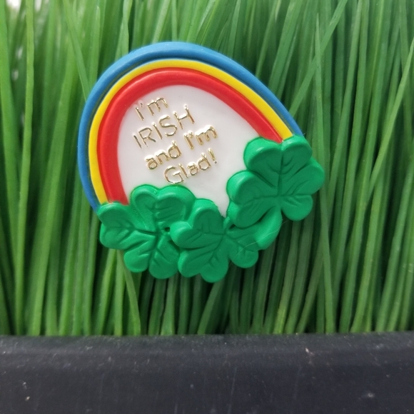 Irish Shamrock brooch - Picture 6 of 6